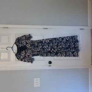 Modcloth Floral jumpsuit
